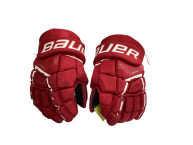Used Bauer SUPREME 3S Junior Gloves Red 12" 11613-S000178949