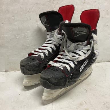 Used Bauer NSX Senior Hockey Skate White/Black/Red Senior 9 11855-S000200803