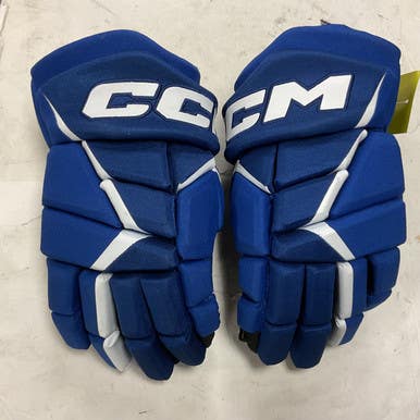 Used CCM JETSPEED FT680 Senior Gloves Royal Blue 14" 11855-S000200799