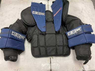 Used CCM HEATON 10 Intermediate Body Armor Black And Navy Blue LG 11855-S000200795