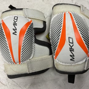 Used Easton MAKO Youth Elbow Pads Orange MD 11855-S000200797