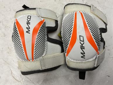 Used Easton MAKO Youth Elbow Pads Orange MD 11855-S000200797