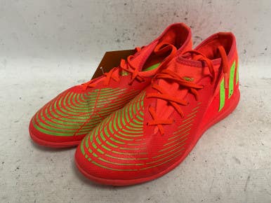 Used Adidas Predator Edge.3 GV8510 Soccer Indoor Shoes Red Senior 5.5 11855-S000200744