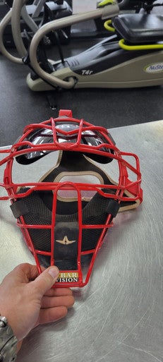 Used All Star MASK Catchers Mask Red 11497-S000156533