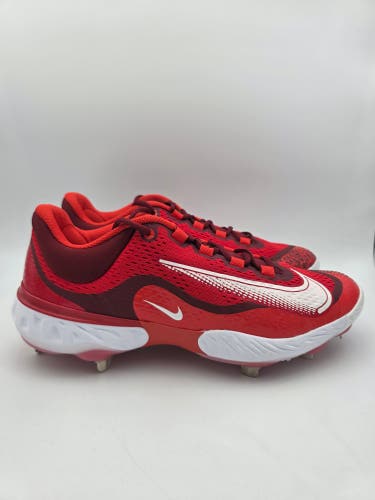 Nike Alpha Huarache Elite 4 Low 'University Red' Baseball Cleats Men's Size 13