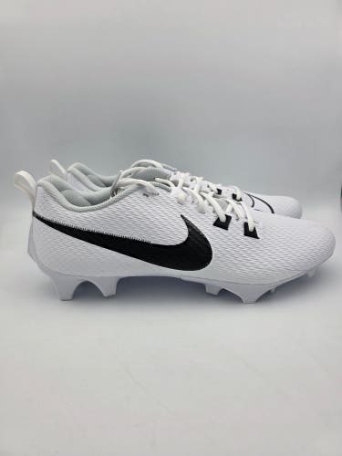 Nike VAPOR EDGE SPEED 360 2 TB Football Cleat White/Black FN7764-100 Men Sz 14.5