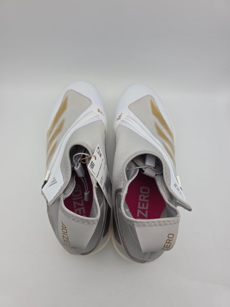 NEW Adidas Adizero Impact+ TPU Baseball Cleats IF8493 Size 12.5 White Gold Adidas Adizero Impact+ TPU Baseball Cleats IF8493 Size 12.5  main image 2