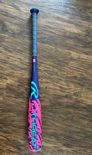 2026 Rawlings Threat Composite USSSA Certified Bat (-12) 16 oz 28" (Used)