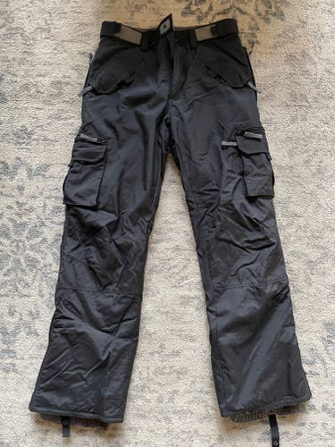 Black Men's Adult Small Boulder Gear Ski Pants (Used)