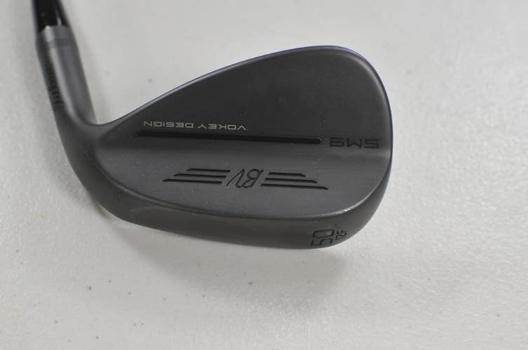 Titleist Vokey SM9 Jet Black 50*-12F Wedge Right BV Wedge Flex Steel # 213942