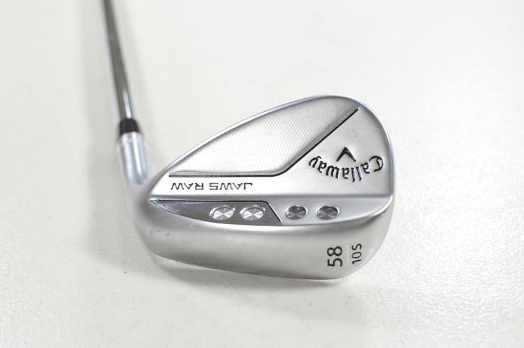 Callaway Jaws Raw Chrome 58*-10S Wedge Right DG Spinner 115g Steel # 213501