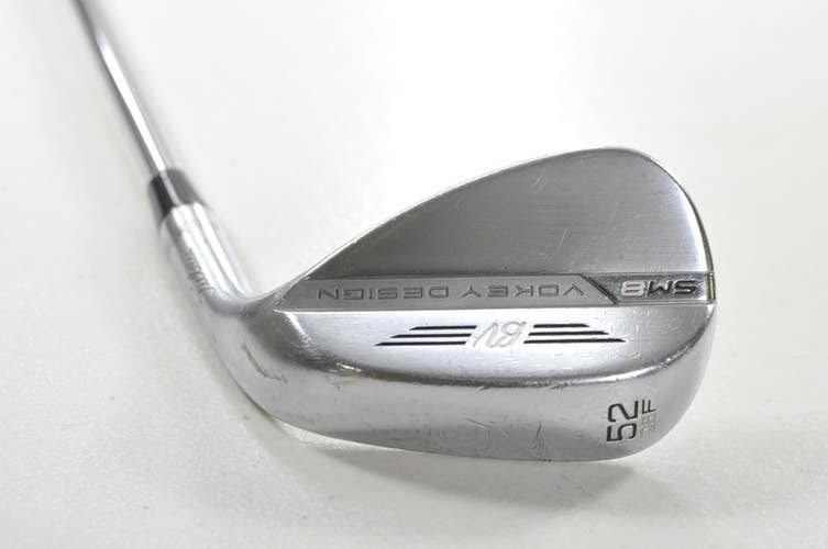 Titleist Vokey SM8 Tour Chrome 52*-08F Wedge Right BV Wedge Flex Steel # 213764