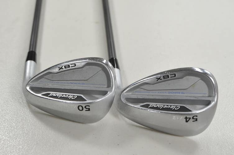 Cleveland CBX 50*, 54* Wedge Set Senior R2 Flex RH Fujikura Pro Graphite #214059