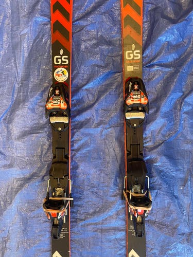 Volkl Racetiger GS 170 cm Racing Skis With Bindings Max Din 12 (Used)