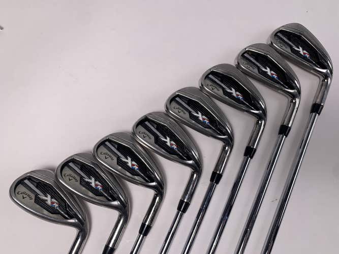 Callaway XR Iron Set 4-PW+AW True Temper Speed Step 80g Regular Steel Mens RH