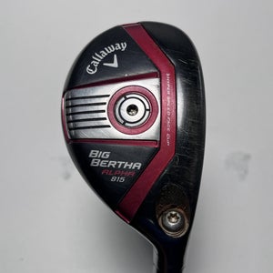 Callaway Big Bertha Alpha 815 Hybrid 18* Fujikura Speeder 865 Regular RH