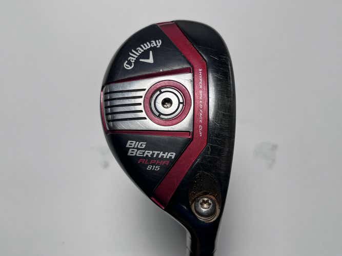 Callaway Big Bertha Alpha 815 Hybrid 18* Fujikura Speeder 865 Regular RH
