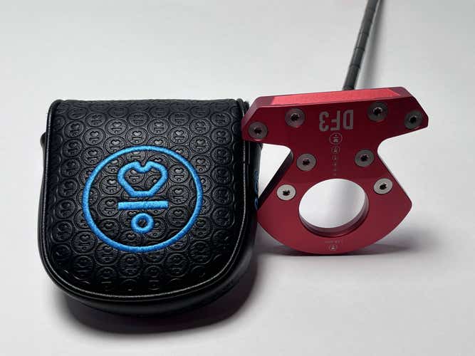 L.A.B. Golf DF3 Red Putter 35.75" - 73* Lie Mens RH HC