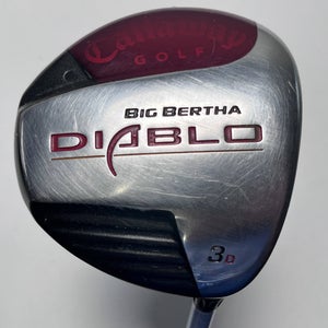Callaway Big Bertha Diablo 3 Draw Fairway 15* Grafalloy Pro Blue 75g XStiff RH