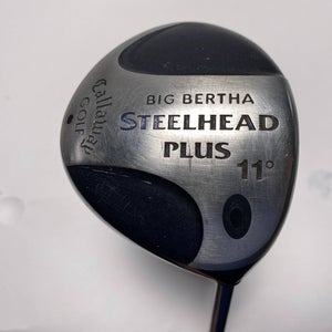Callaway Steelhead Plus Driver 11* Big Bertha Firm Graphite Mens RH