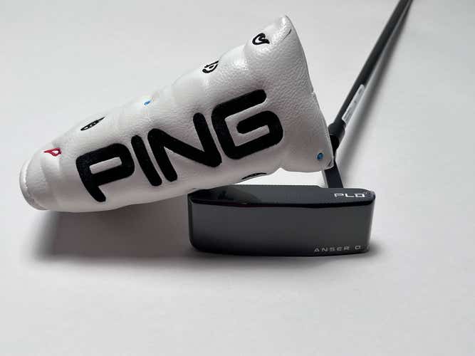 Ping PLD Milled Anser D Matte Black Putter 35" Black Dot Mens RH HC NEW