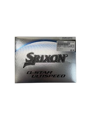 Used Srixon Q STAR ULTISPEED 12 Pack - Golf Balls White 11835-S000205151
