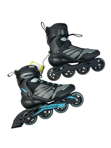 Used Rollerblade ZETRA BLADE Senior Rec Fitness Skates Black Senior 9 11835-S000206441