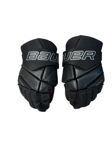 Used Bauer VAPOR Senior Gloves Black And Red 14" 11835-S000206446