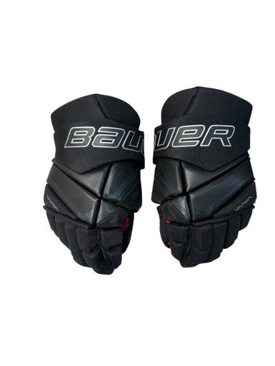 Used Bauer VAPOR Senior Gloves Black And Red 14" 11835-S000206446