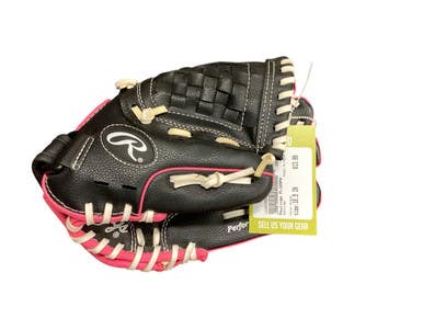 Used Rawlings PL105PW BB/SB Glove RH Throw Black 10 1/2" 11846-S000102002