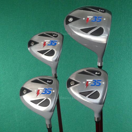 Patriot Golf F35 10.5 Driver, 3, 5 & 7 Woods AccuFlex Graphite Regular SET OF 4