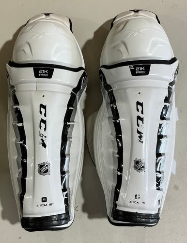 CCM 21K PRO 16” Pro Stock Hockey Shin Pads 14038