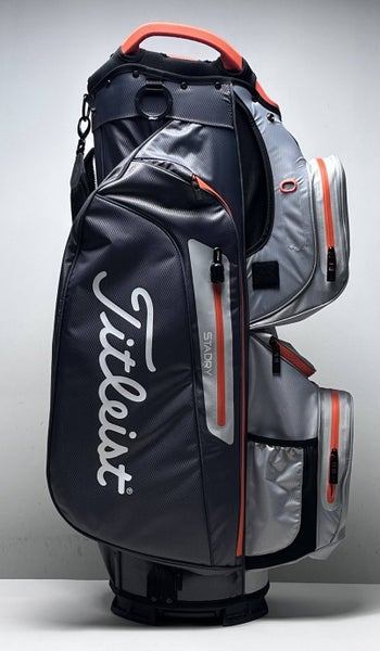 Titleist Cart 15 Cart Bag Gray 15-Way Divide Single Strap Golf Bag NEW