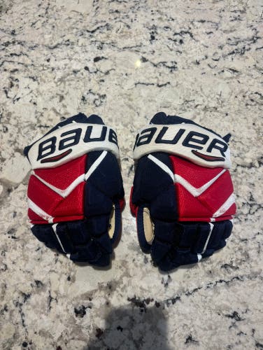 Pro Stock Bauer Vapor 1X Pro Gloves 13" Washington Captials