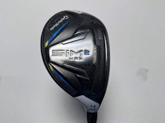 TaylorMade SIM2 MAX Rescue 4 Hybrid 22* Fujikura Ventus Blue 6-R Regular RH
