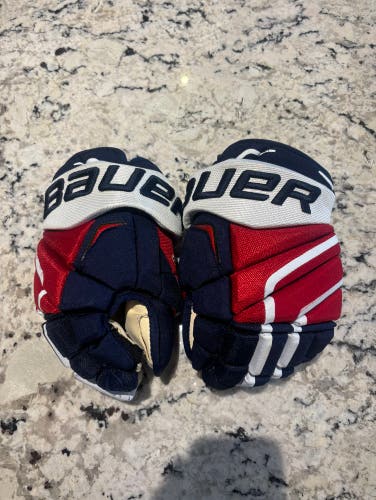 Bauer Vapor APX2 Pro Gloves 13" Pro Stock Washington Capitals