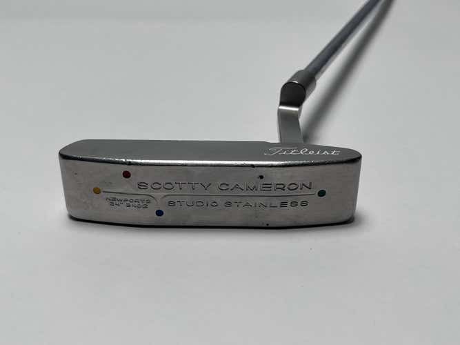 Scotty Cameron Studio Stainless Newport 2 Putter 34" Mens RH