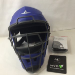 All Star MVP5 Catcher's Mask Matte Royal Blue Size Large (Gently Used)