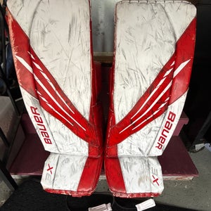 Large Bauer Vapor 3X Goalie Leg Pads (Used)