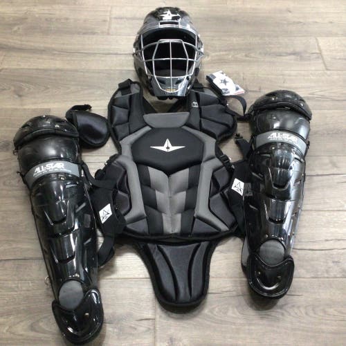 Black/Gray All Star System 7 Axis Catcher's Set (Used)