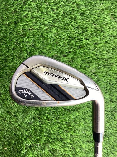 Callaway Mavrik Single 9 Iron With KBS Max Stiff Steel Shaft