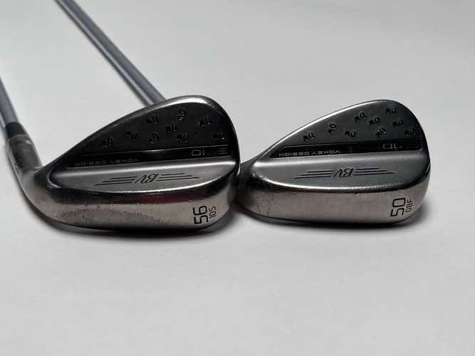 Titleist Vokey SM10 Nickel Wedge Set 50* 8 56* 10 Vokey Wedge Steel Mens RH