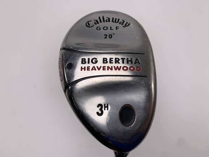 Callaway Big Bertha Heavenwood 3 Hybrid 20* Big Bertha Uniflex Steel Mens RH