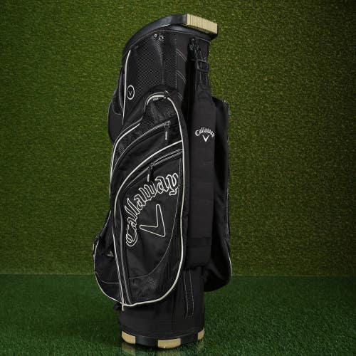 Callaway ORG 14 Cart Golf Bag Black/White 14-Way Divider w/ Putter Well