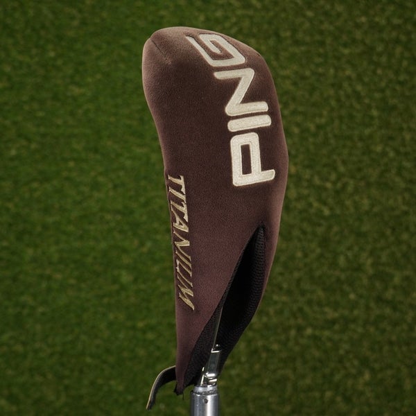 Ping Ti3 Titanium Fairway Wood Headcover 3 Brown / Tan ~ LOOK!!