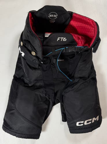 Junior Large CCM JetSpeed FT6 Hockey Pants - Black