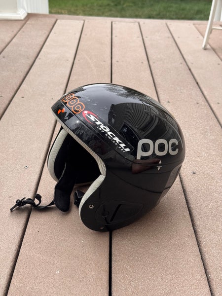 POC Unisex | Large | Black | Skull Comp | Ski Racing Helmet (Used)