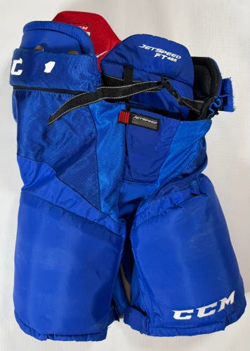 Junior Large CCM JetSpeed FT485 Hockey Pants - Blue