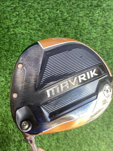 Callaway Mavrik Lefthanded LH Driver 10.5* With HZRDUS 5.5 Regular Graphite Shaf