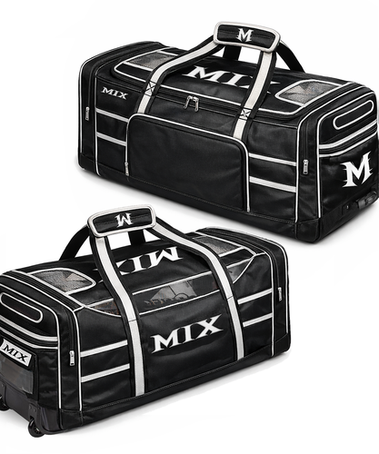 Mix Hockey MX9 Pro Wheeled Bag "Vented" Goalie (42"x20"x20") - ((Custom Team bags available))